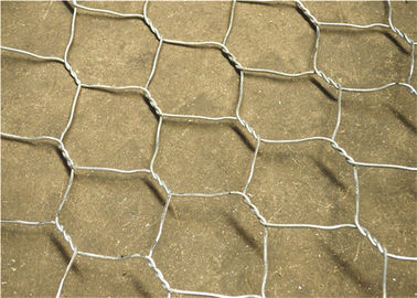 Гибкая клетка сетки Габион, удваивает переплетенную шестиугольную ячеистую сеть для регулирования паводковых вод