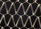Ячеистая сеть связи металла декоративная обшивает панелями спиральную декоративную сеть для занавеса