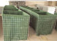 Лонлифе барьер бастиона Хеско, зеленая коробка Хеско Габион заполненная с песком