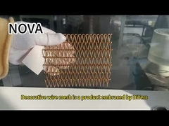 Алюминиевая гибкая отверстия прочность коррозионно устойчивая декоративная проволочная сетка