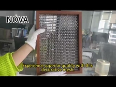 Декоративная металлическая сетка из нержавеющей стали