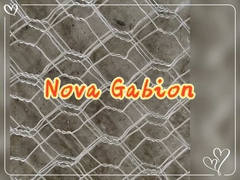 NOVA Wire Mesh-Hexagonal Woven Galvanized Gabion - 6 мм проволока для гибкой защиты наклона
