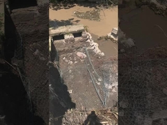 Многослойный тканый габион - композитный (сталь + геотекстиль) для повышенной устойчивости