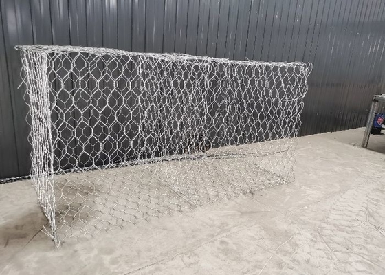 Горячая окунутая гальванизированная клетка сетки Gabion высокой напряженности для реконструкции реки