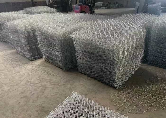 Прочность на растяжение Габионные матрасы с зеленым PVC покрытием