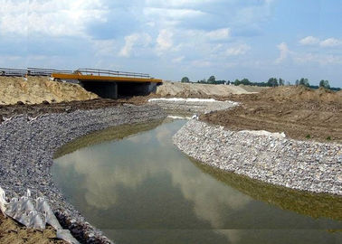 Сваренным и шестиугольным тяжелым покрытый цинком тюфяк реки Габион для подкладок канала