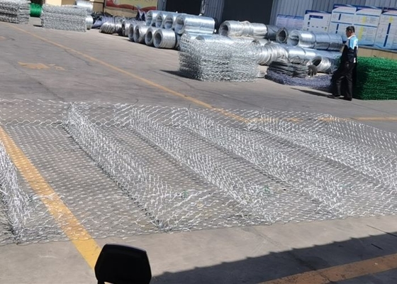сетка Gabions канала провода тюфяка 2.2mm  Gabion сваренная для регулирования паводковых вод