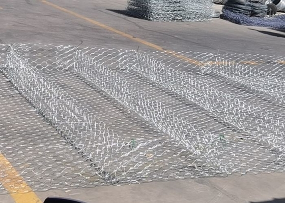 Утес ландшафта тюфяка ASTM975 EN10223  Gabion арретирует тяжелый покрытый цинк