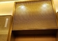 Золотые ячеистая сеть Ss 304 орнаментальная для лобби Hall лифтов
