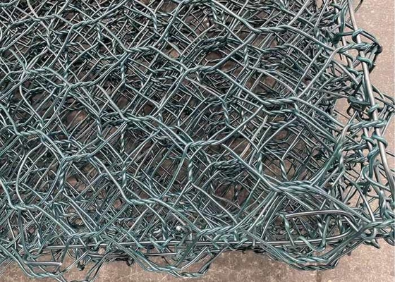 Ячеистая сеть высокой напряженности 60x80mm 2.4mm Gabion Galfan для предохранения от курса реки