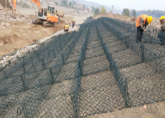 Корзины 120g Gabion металла Eco подпорной стенки дружелюбные гальванизировали провод 3.0mm