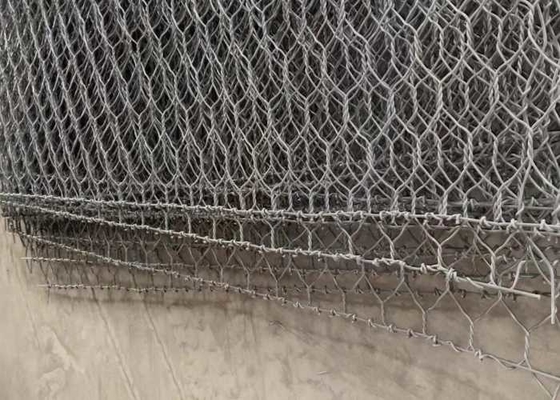 Отверстие тюфяка 60*80mm покрытия цинка 220-240g/M2  Gabion