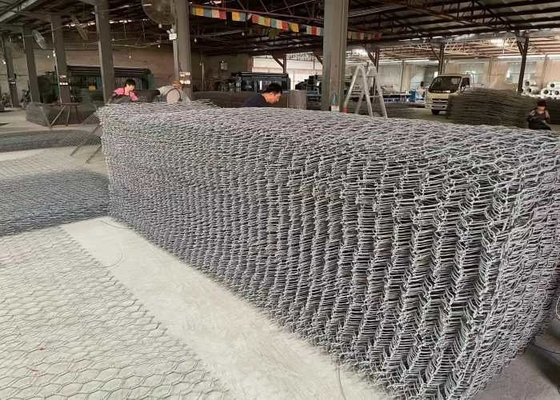 Pvc покрыл корзины тюфяка сада 2x1x1m  Gabion для проекта охраны природы воды