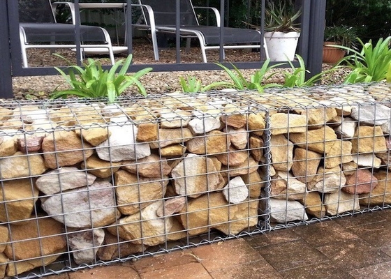 Сваренный Pvc таможни покрыл ячеистую сеть Gabion с сеткой 50mm*50mm открытой