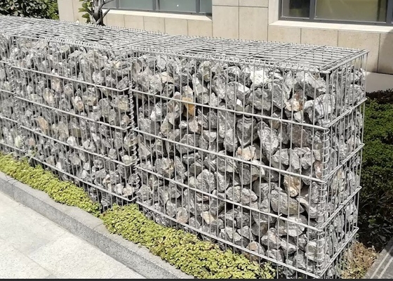 Сваренный Pvc таможни покрыл ячеистую сеть Gabion с сеткой 50mm*50mm открытой