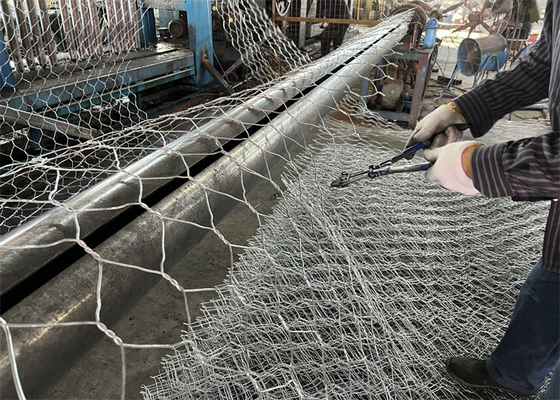 80*100 мм Mental 4mm Gabion Baskets Solutions Mesh Opening Bv Сертификация