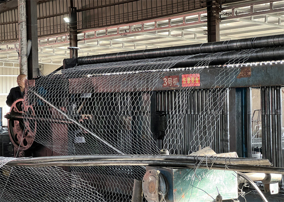 Управление наводнениями 3,2 мм Gabion Mesh Cage Для каменных мешков габионных ящиков речной заполнения габионных мешков