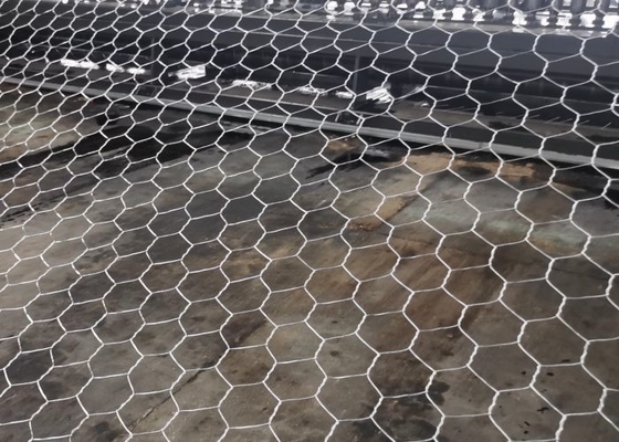 Управление наводнениями 3,2 мм Gabion Mesh Cage Для каменных мешков габионных ящиков речной заполнения габионных мешков