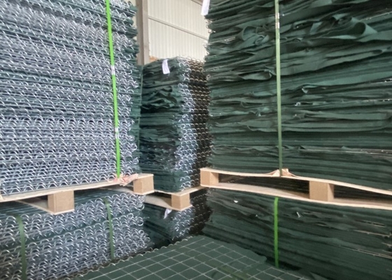 5.0 мм сетка проволока панель военный барьер с 300 г / м2 Geotextile ткань вес
