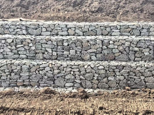 Заводный банк или гид-банк Габионная сетка с диаметром проволоки 2,0 мм - 4,0 мм