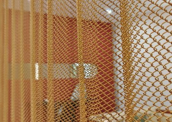 1.8m Width Stainless Steel Security Mesh with Antique Brass Treatment Corrosion Resistant
