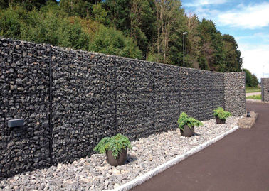 Pvc Eco Friendy покрыл сетку диаметра 50mm*50mm Gabions 4mm сваренной сетки