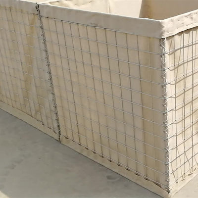Устойчивый сварный военный песок габион коробка Стенный защитный барьер с песком для обороны