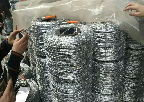 Военный покрытый цинк колючей проволоки 20g бритвы концертины 50kg